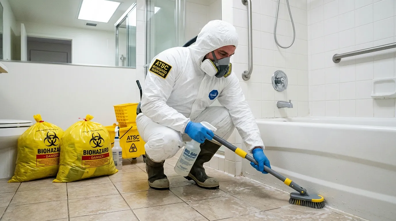 Decontamination equipment deployed for Blood Cleanup in Belle Haven